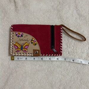 Colorful Butterfly Wristlet